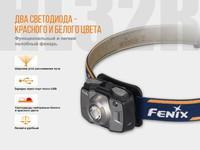 Ліхтар налобний Fenix HL32R сірий - фото 14