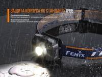 Ліхтар налобний Fenix HL32R блакитний - фото 5