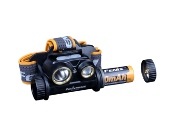 Фото Налобний ліхтар Fenix HM65R+ліхтар ручний Fenix E01 V2.0 у подарунок