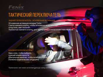Фото Ліхтар ручний Fenix PD36R+ліхтар ручний Fenix E01 V2.0 у подарунок