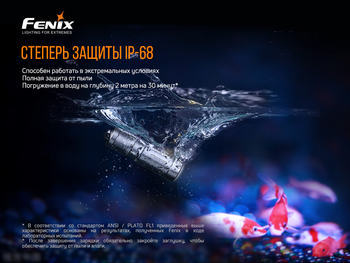 Фото Ліхтар ручний Fenix E02R чорний E02Rblk