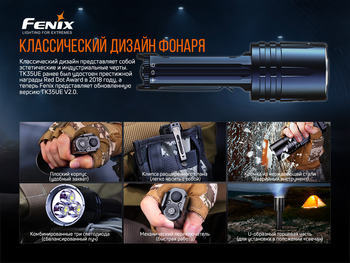 Фото Ліхтар ручний Fenix TK35UE V2.0 TK35UEV20