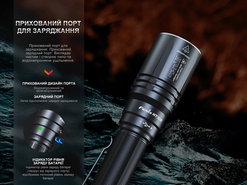 Фото Ліхтар ручний лазерний Fenix HT30R