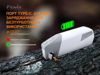 Ліхтар ручний з автономним живленням Fenix E-STAR - фото 6
