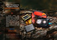 Ліхтар налобний Fenix HL32R-T синій - фото 21