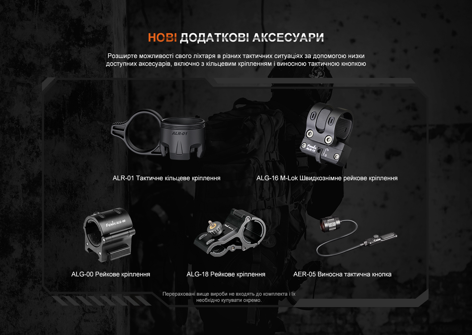 Ліхтар тактичний Fenix TK20R UE, сірий - фото 8