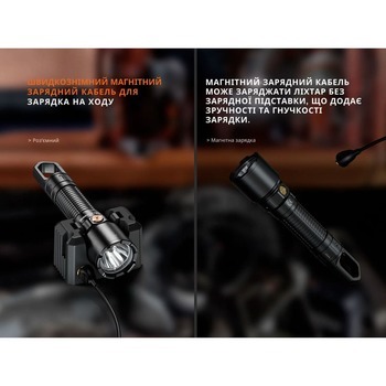 Фото Ліхтар професійний Fenix WF25RM з магнітною зарядкою (3000 Лм)