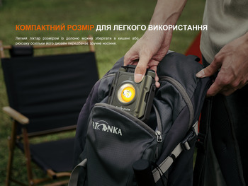 Фото Ліхтар прожектор Fenix CL27R зелений (1600 Лм) CL27R-Green