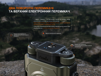 Фото Ліхтар прожектор Fenix CL27R зелений (1600 Лм) CL27R-Green