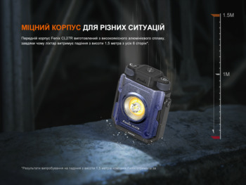 Фото Ліхтар прожектор Fenix CL27R зелений (1600 Лм) CL27R-Green