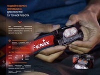 Ліхтар налобний Fenix HM65R-T V2.0 Чорний HM65RTV20BK 1600 Лм - фото 12