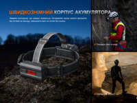Ліхтар налобний Fenix HP35R SAR з вогнетривкою пов'язкою 4000 Лм - фото 13