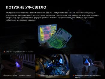 Фото Ліхтар наключний Fenix E06R сірий 700 Лм