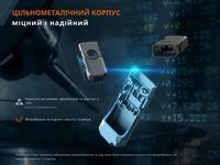 Ліхтар наключний Fenix E06R сірий 700 Лм - фото 13